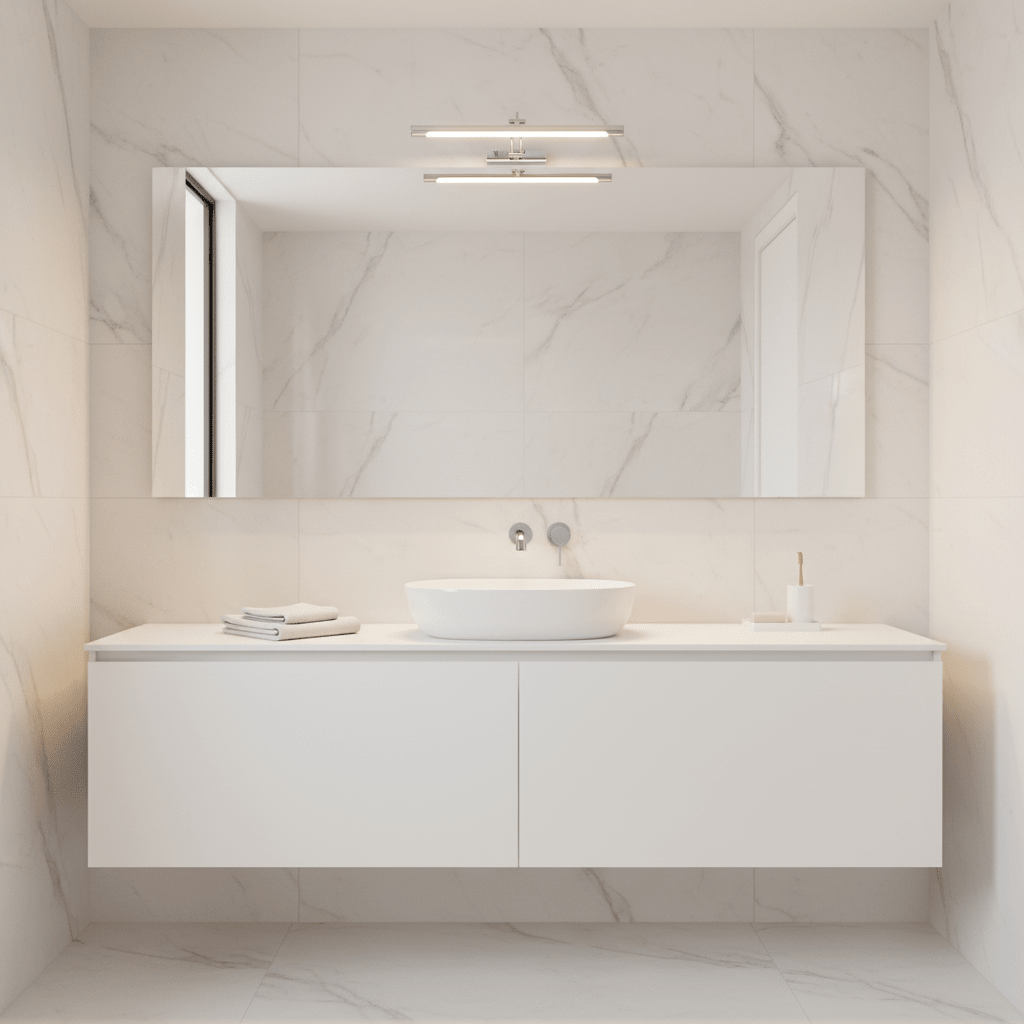 Chrome LED Bathroom Mirror Light - product image 3
