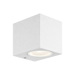 White Block 1-Light Wall Light
