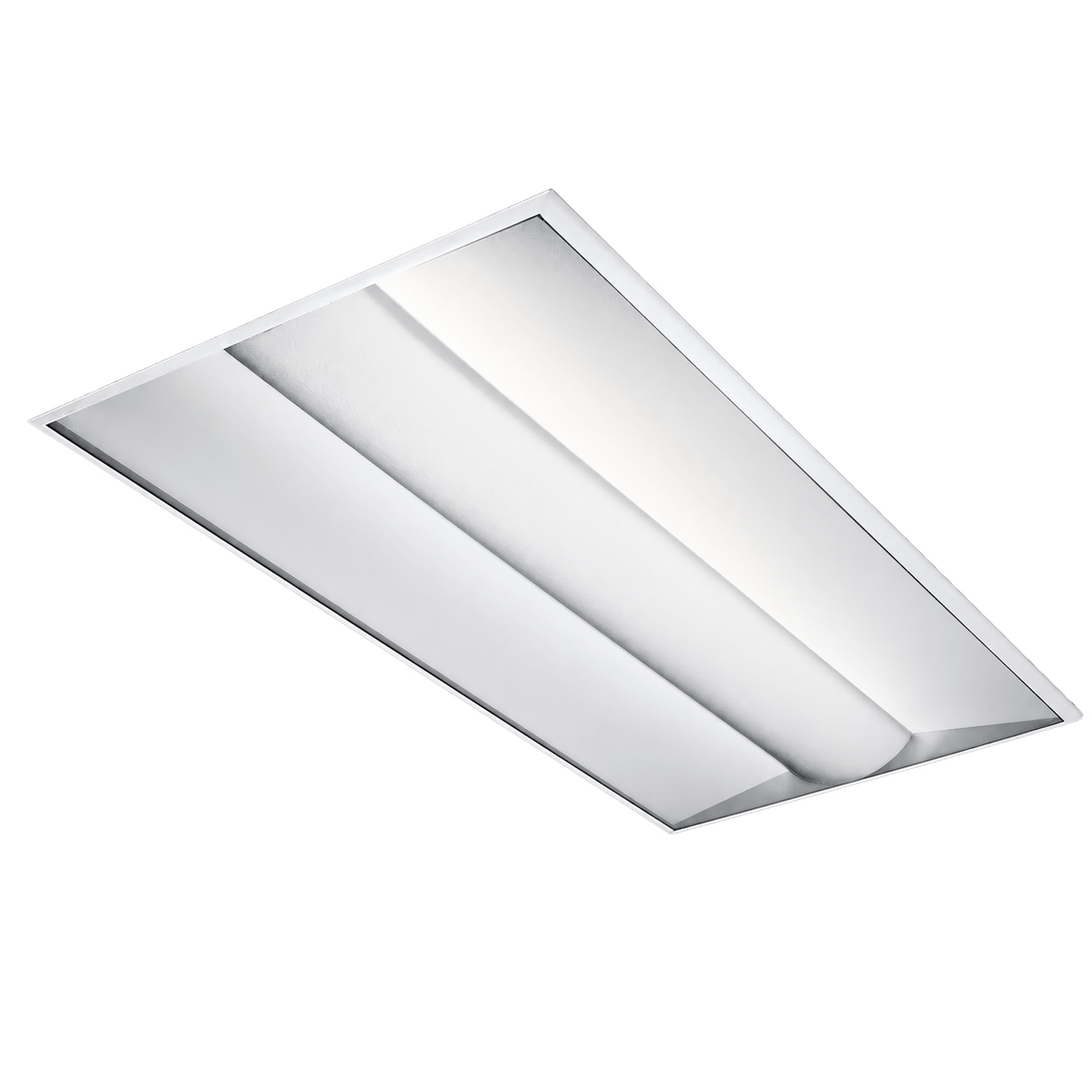 LED Louvred Recessed Fittings - 1200x600 / 6500K Daylight