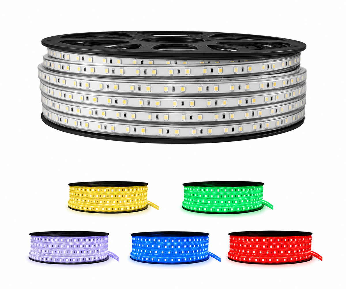 230V RGB LED Strip Light - IP65