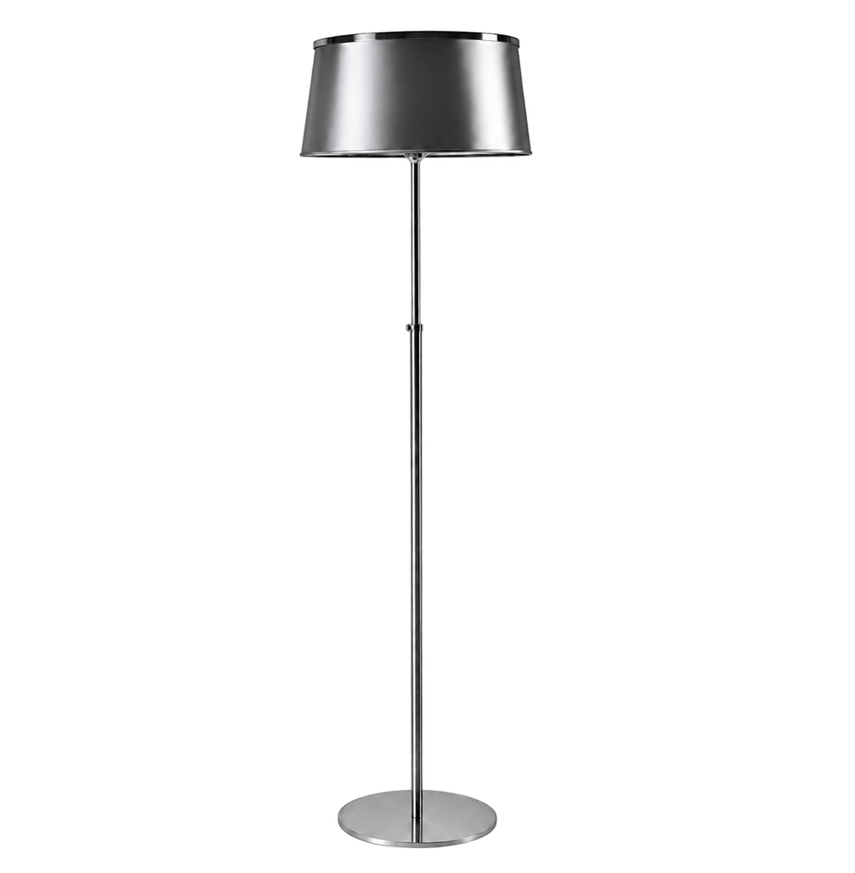 Satin Chrome with Silver Shade (Adjustable Height)
