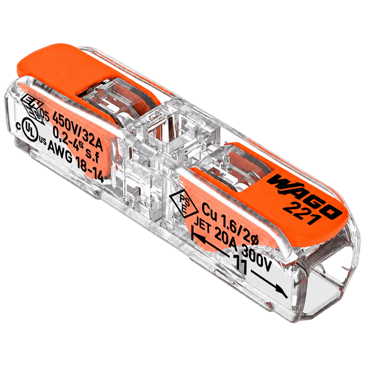 Wago Inline Splicing Connector - 12 Pack