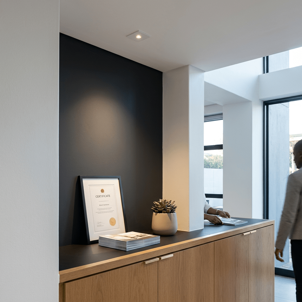 LED Matt White Square Starled