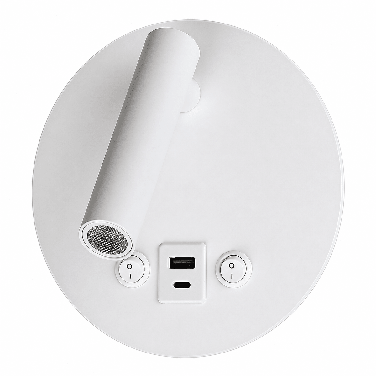 White LED Reading Light with Backlight, USB & USB-C