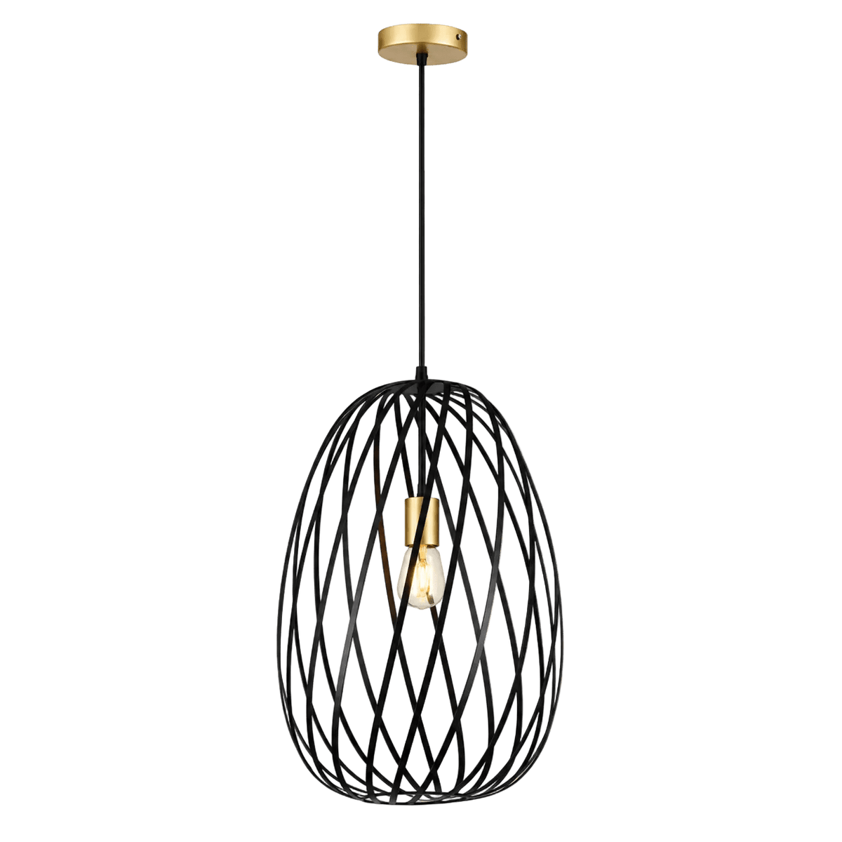 Noir Elegance Medium LED Pendant Light