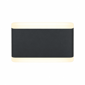 Matt Black LED Outdoor Wall Light IP54