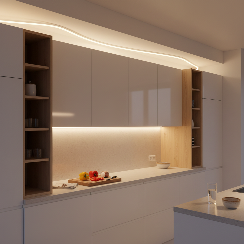 Neon Flex LED Strip Light - Back-Bending, 4000K