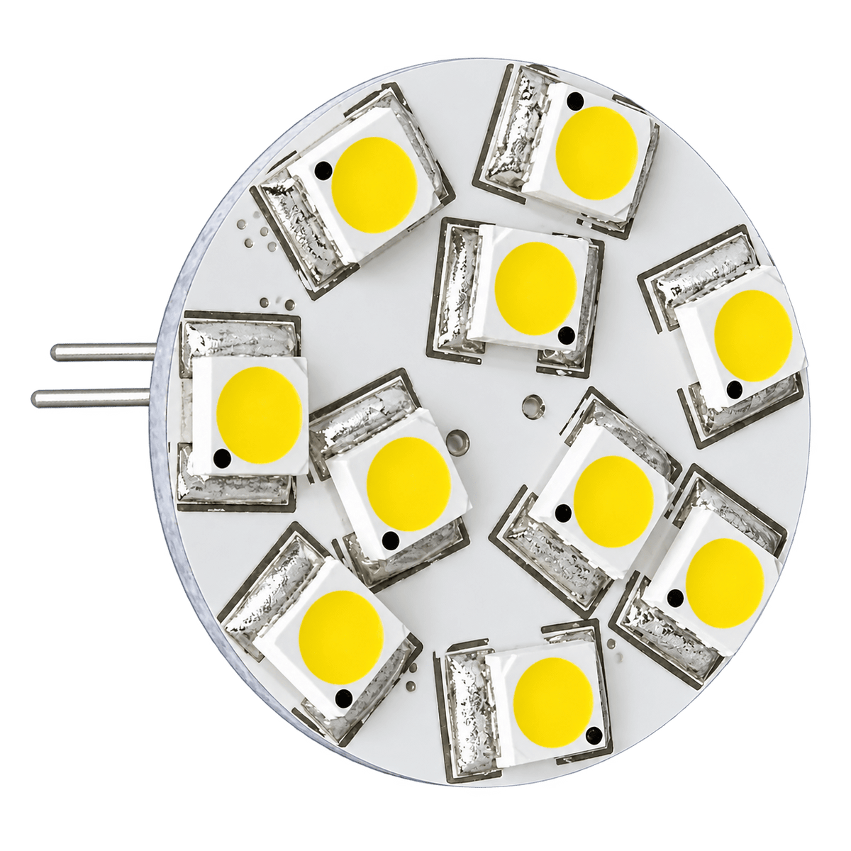 1.8W White G4 LED Lamp, 8–30V DC, 2 Pack