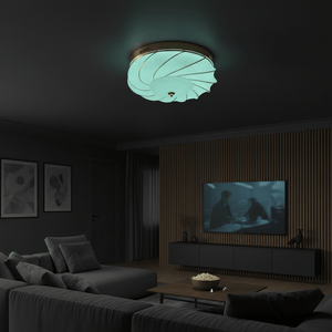 18W RGB Textured Glass Ceiling Light