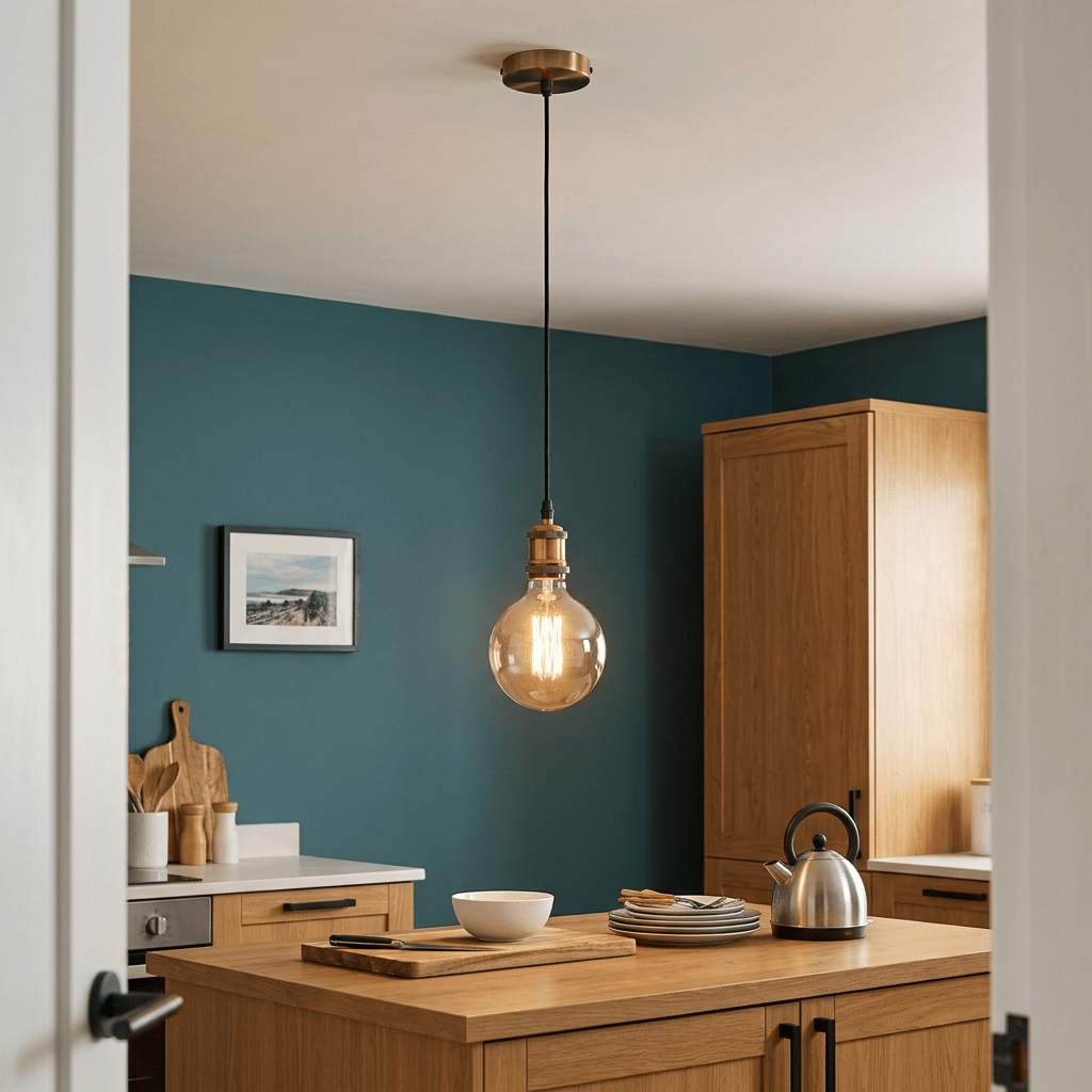 Antique Brass Pendant Light