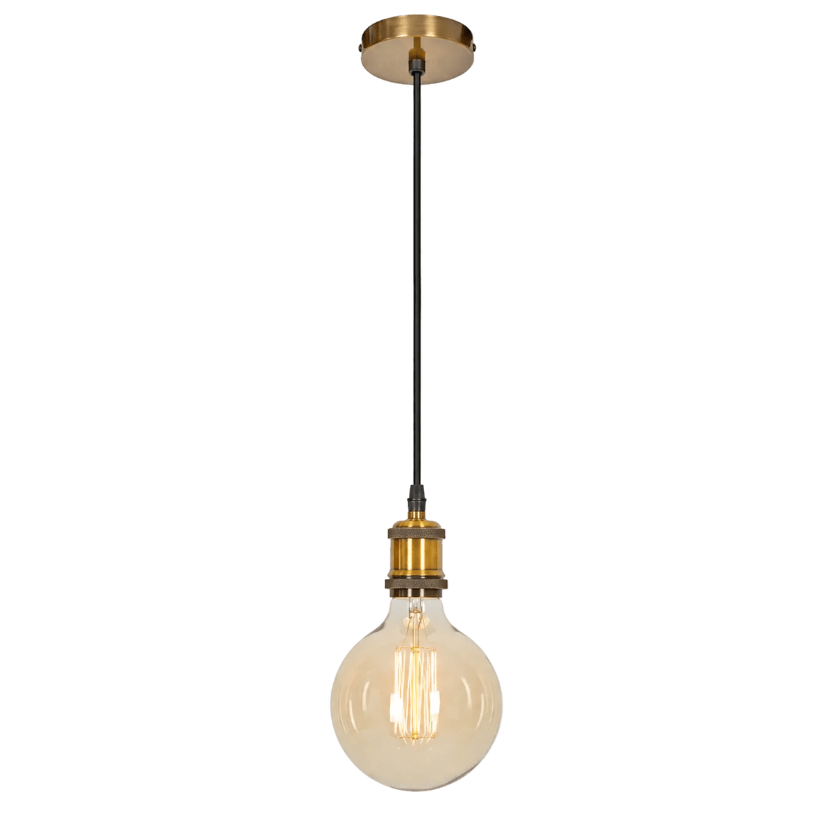 Antique Brass Pendant Light