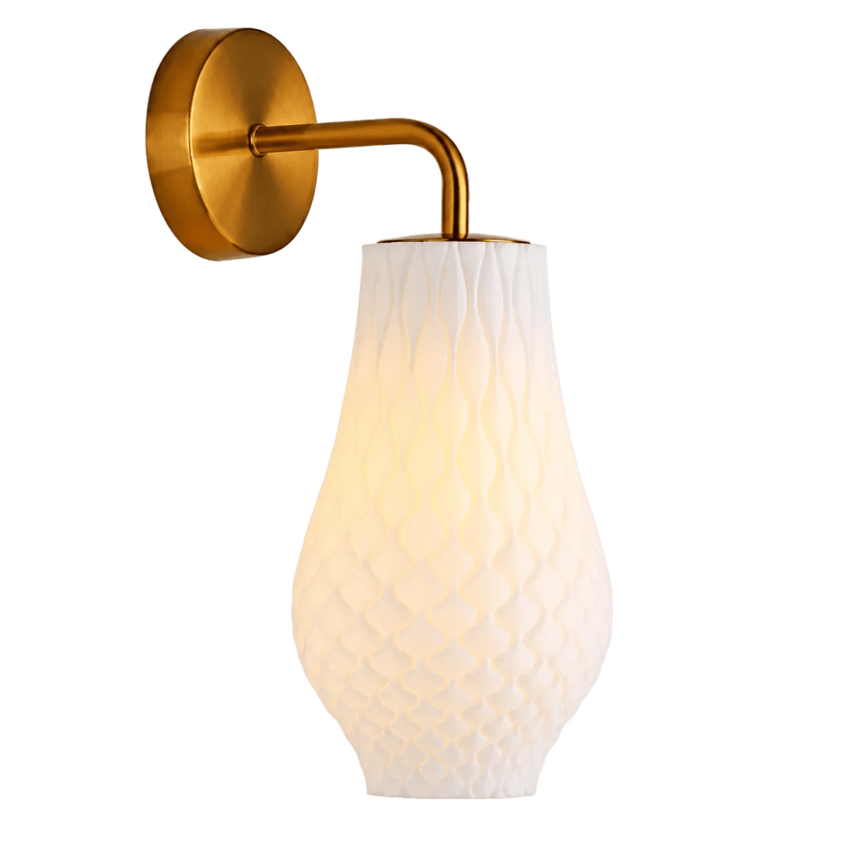 Bluebell 3D Printed Wall Light (Recycled)