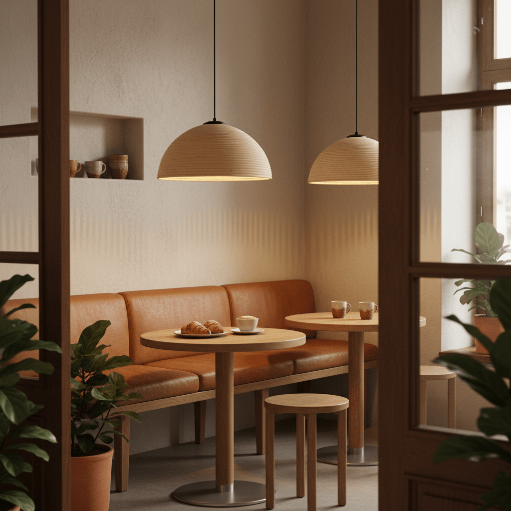 Breyten Natural Rattan Pendant Light - Small