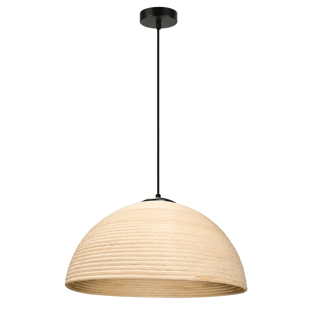 Breyten Natural Rattan Pendant Light - Small