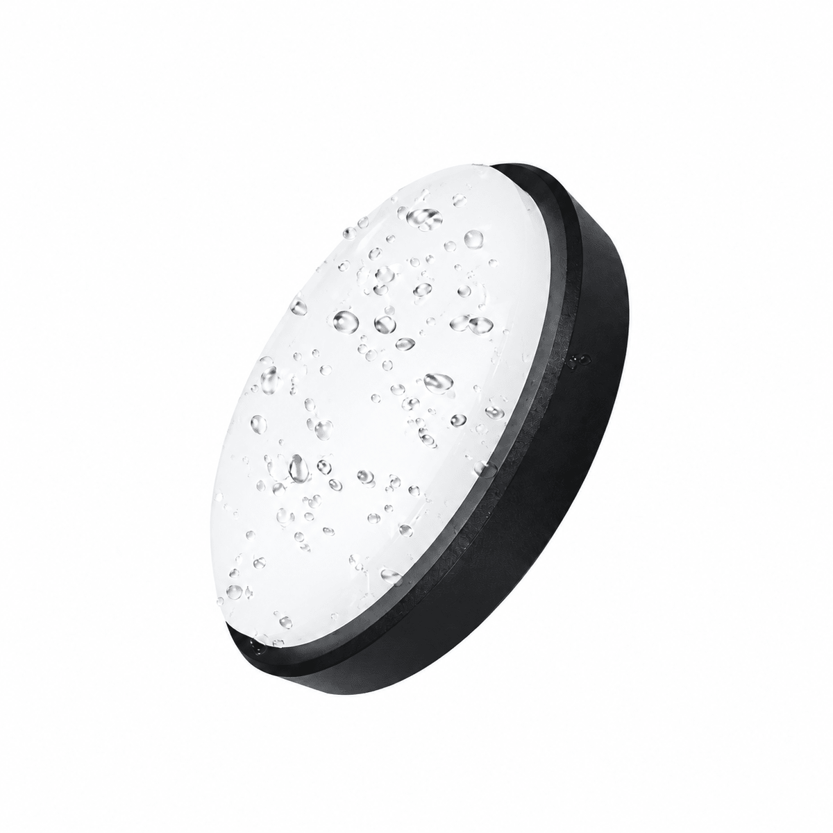 Black & White Round Hero Bulkhead IP65 - 12W/18W/24W, 3CCT