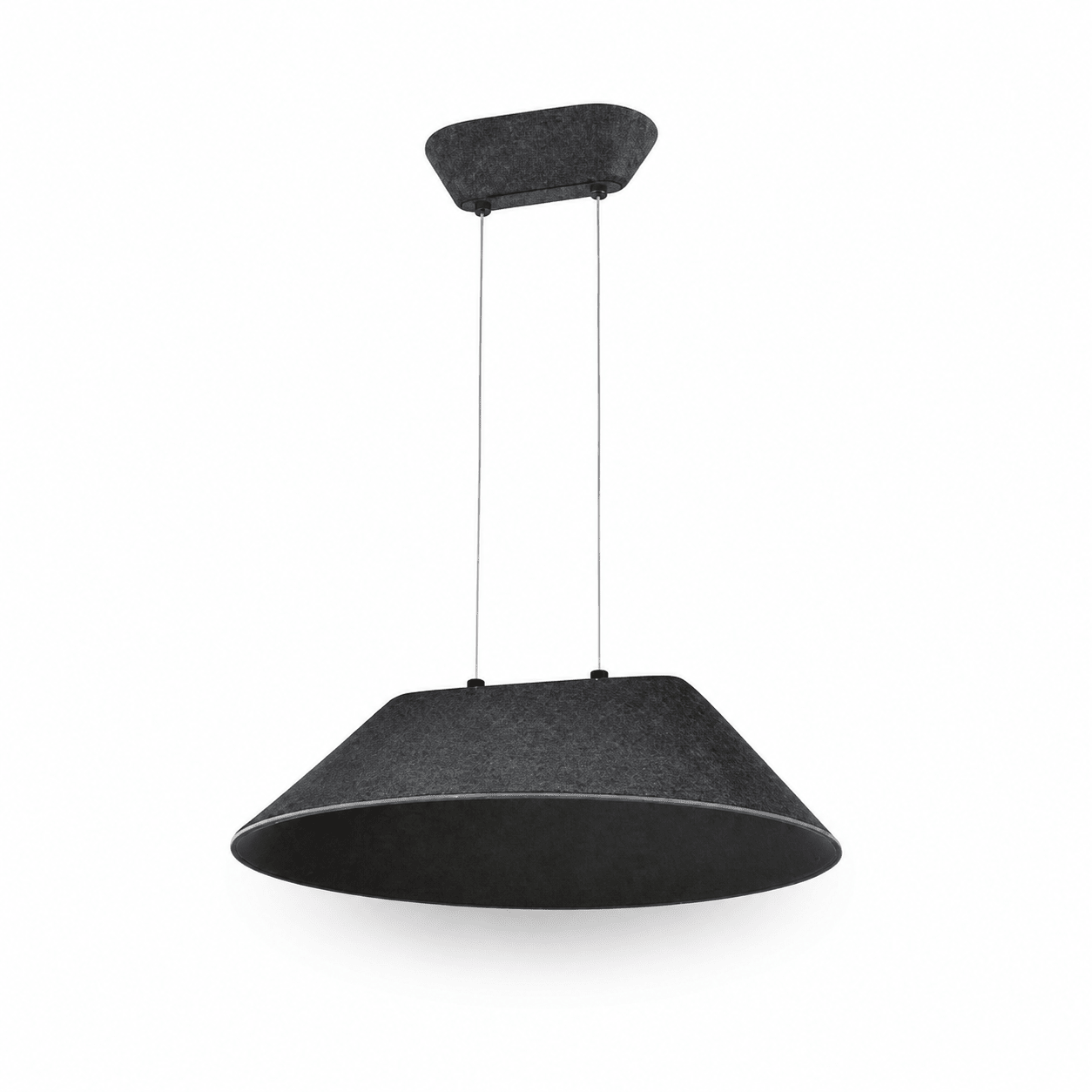 Akira Grey Felt Pendant Light