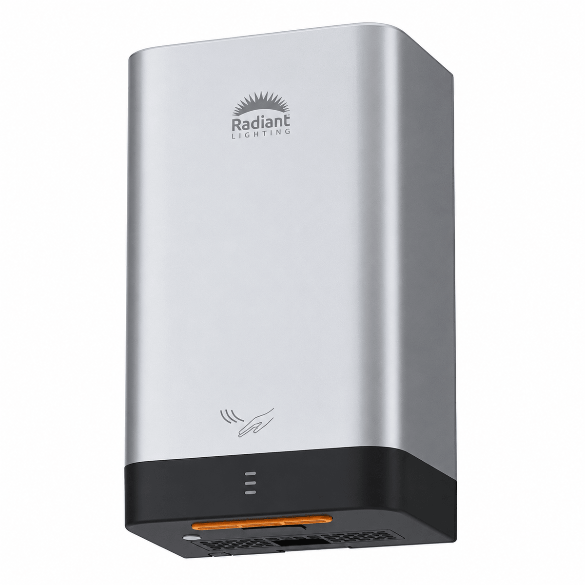 Silver Plug-In Hand Dryer, 400W Motor