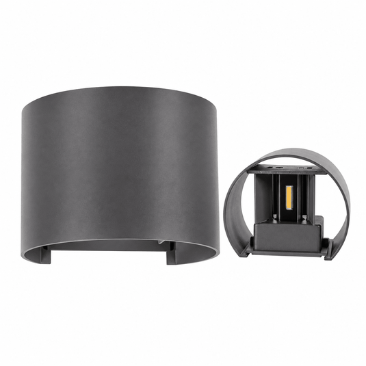 Dark Grey 6W Up & Down LED Wall Light