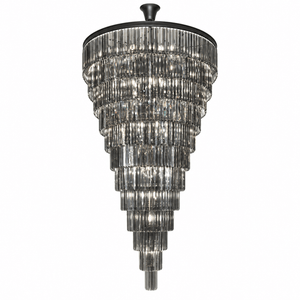 June Black 12 Tier Crystal Chandelier - additional product image