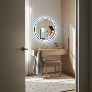 24W Round LED Mirror - Anti Fog