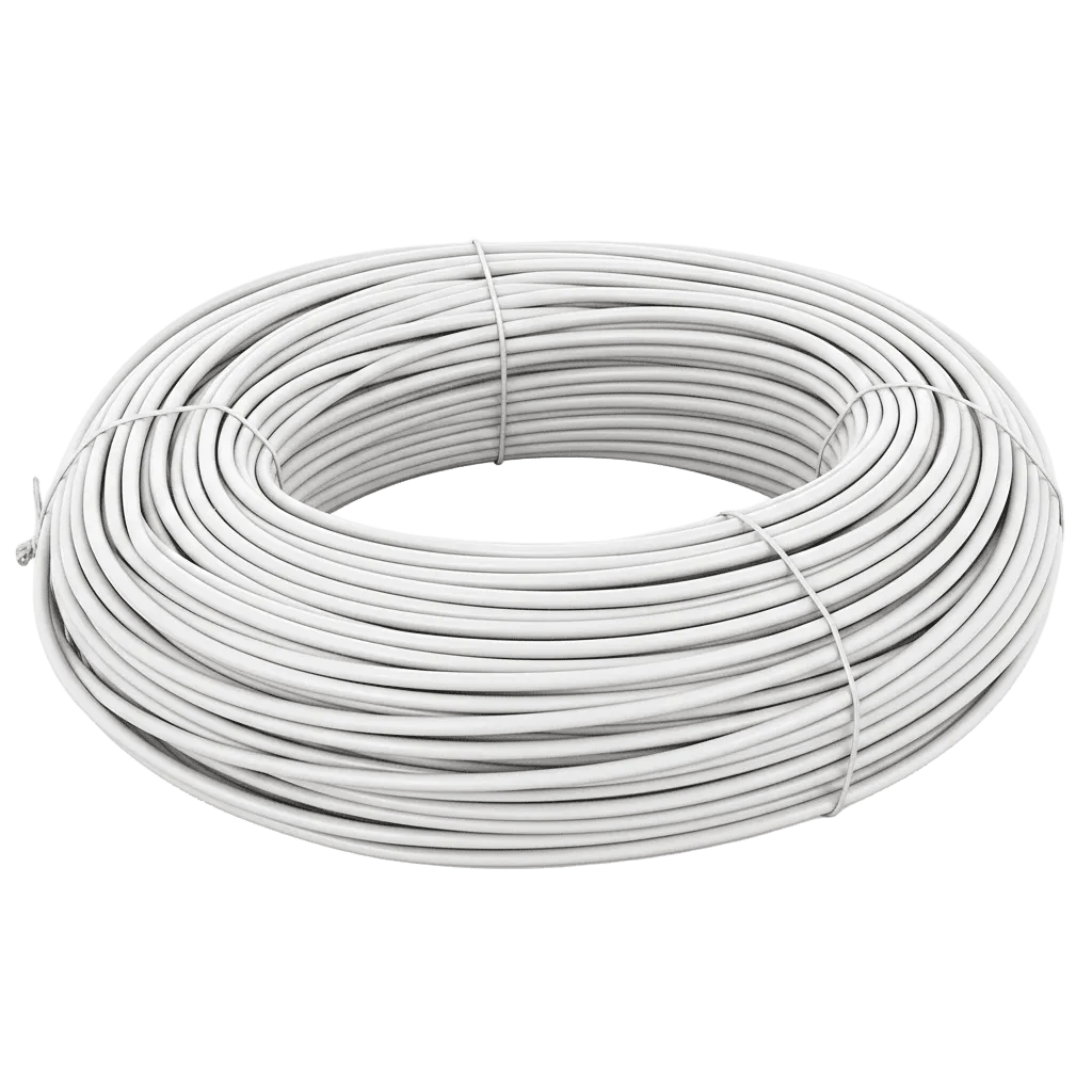 0.5mm White Panel Flex Wire - 100 Meter Roll