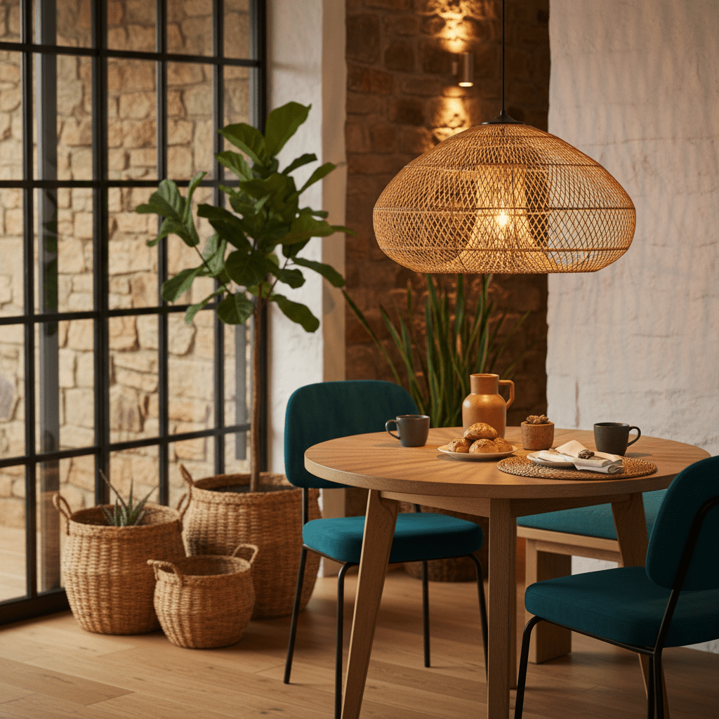 Chantelle Rattan Pendant
