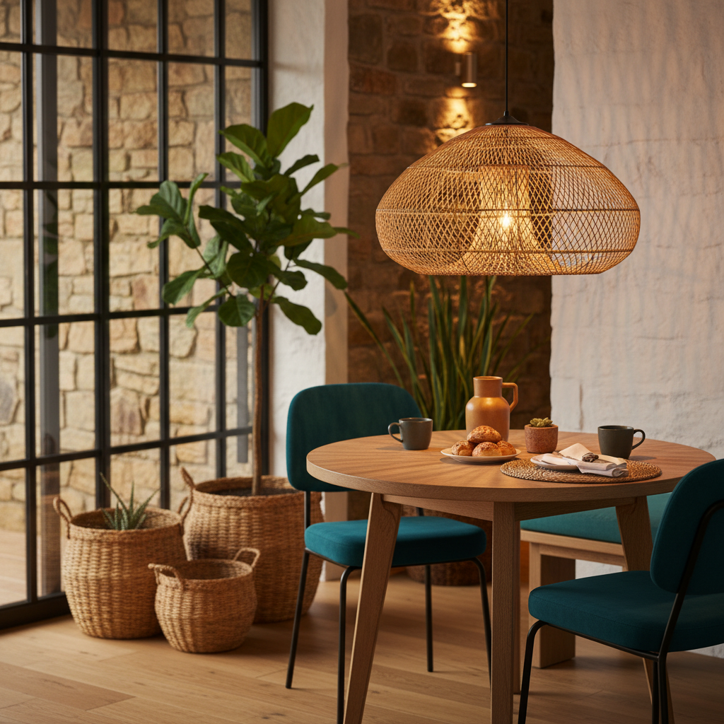 Chantelle Rattan Pendant