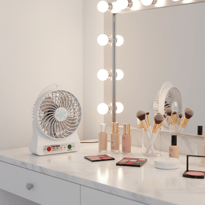Rechargeable Portable Mini Fan - White - product image 6