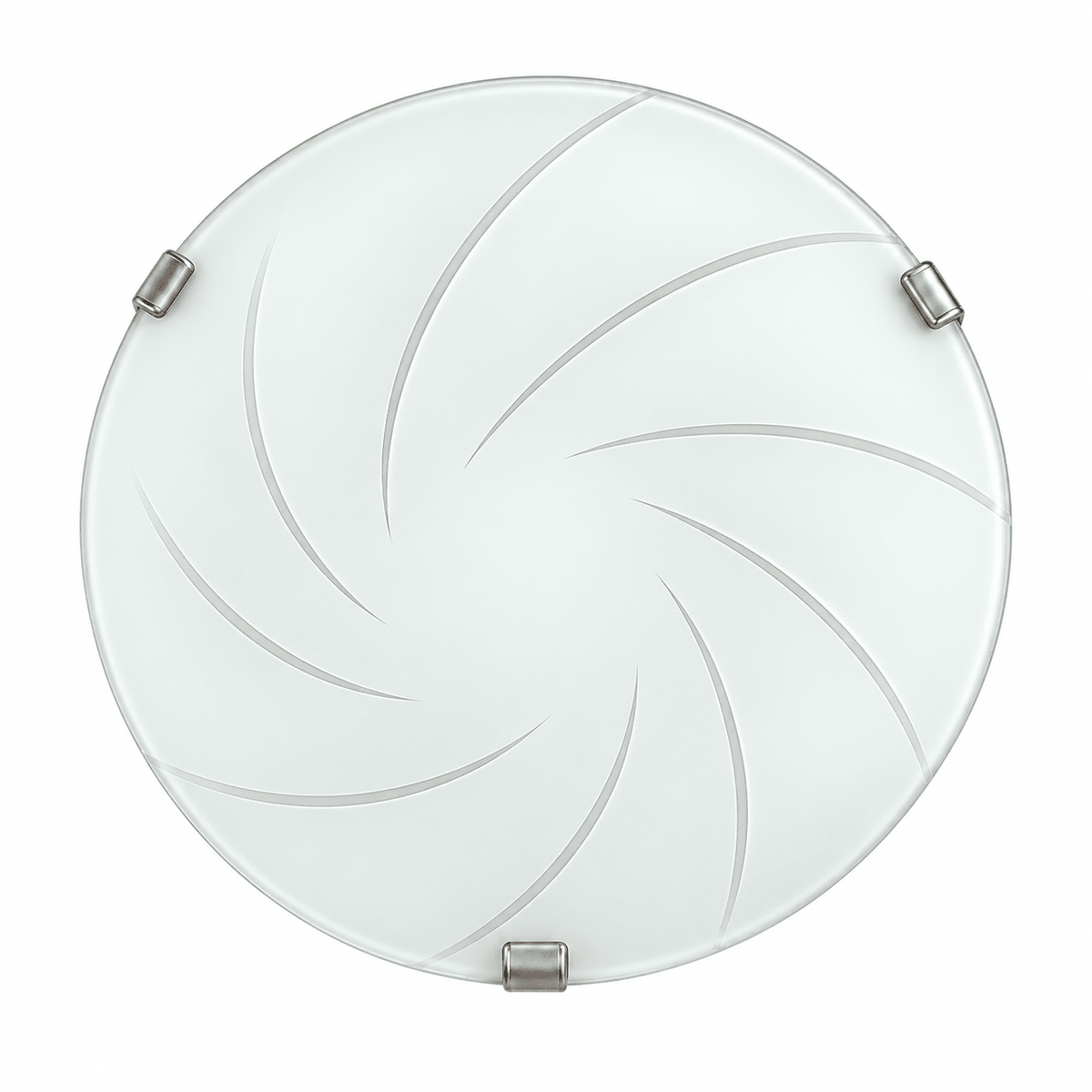 Frosted Glass Chrome Ceiling Light