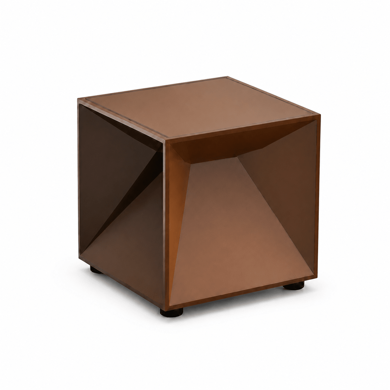 Cubox Mini Corten Table Lamp - Rechargeable & Dimmable