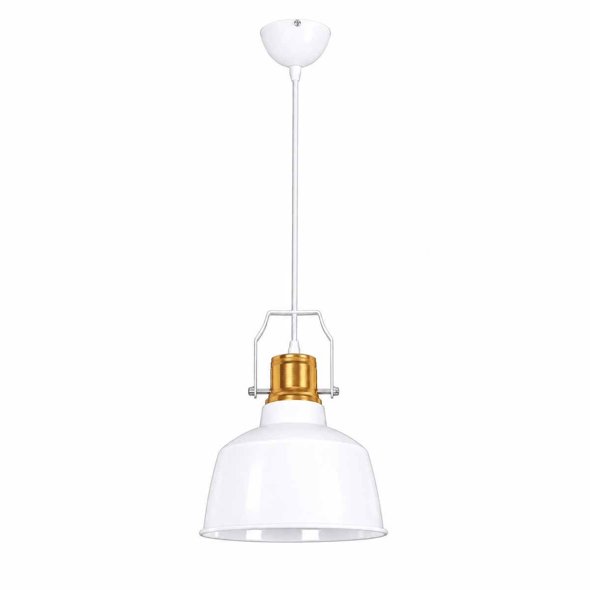 White & Gold Nautical Pendant Light