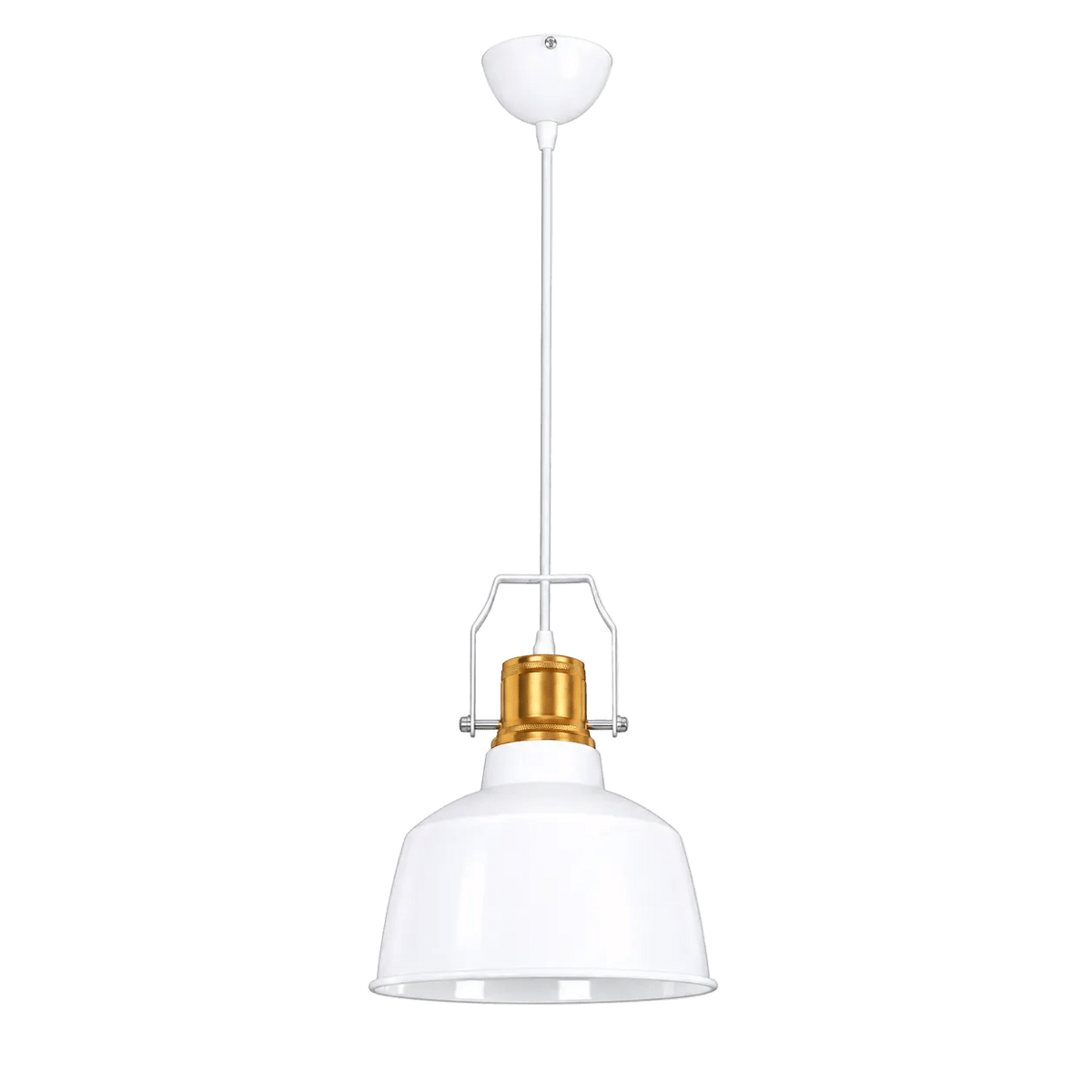 White & Gold Nautical Pendant Light