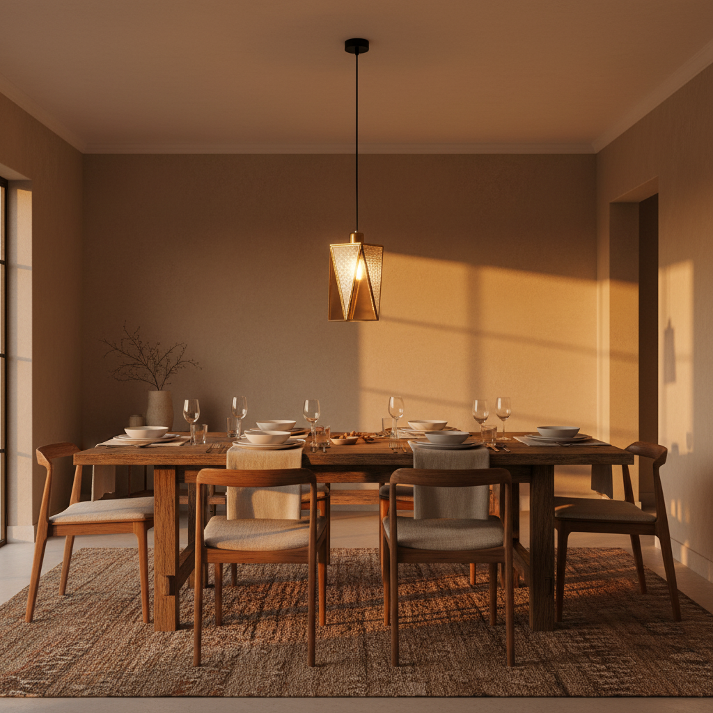 Hex Elegance Pendant Light