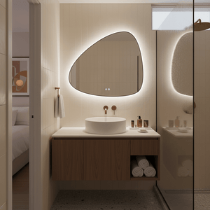 36W Ovioid LED Mirror - Anti Fog