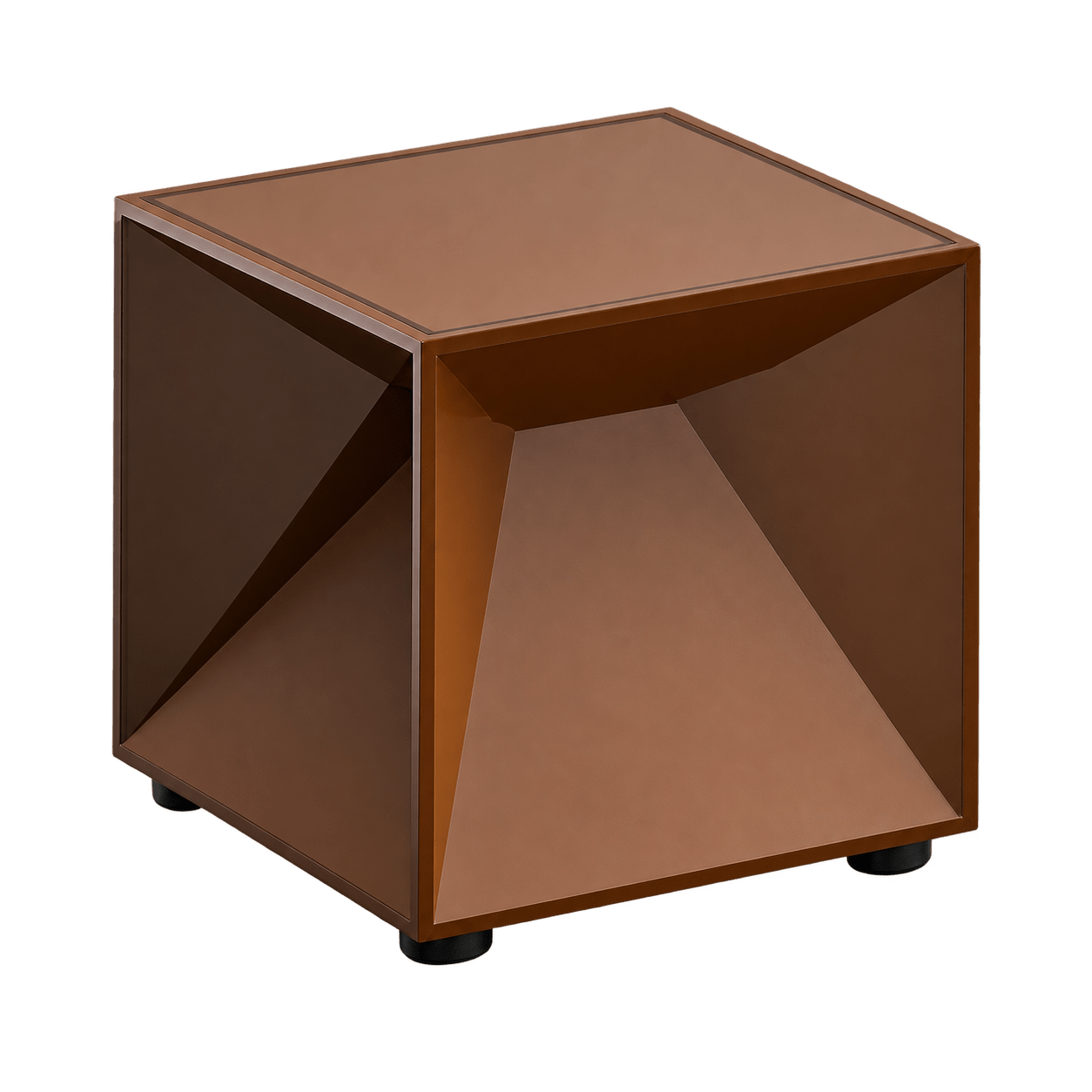 Cubox Mini Corten Table Lamp - Rechargeable & Dimmable
