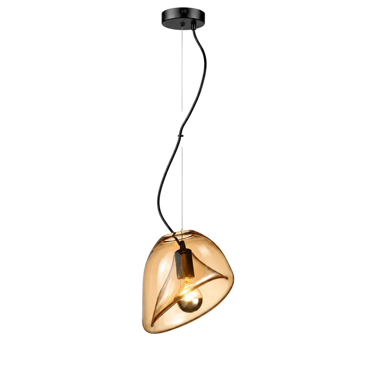 Arum Lily Glass Pendant Light