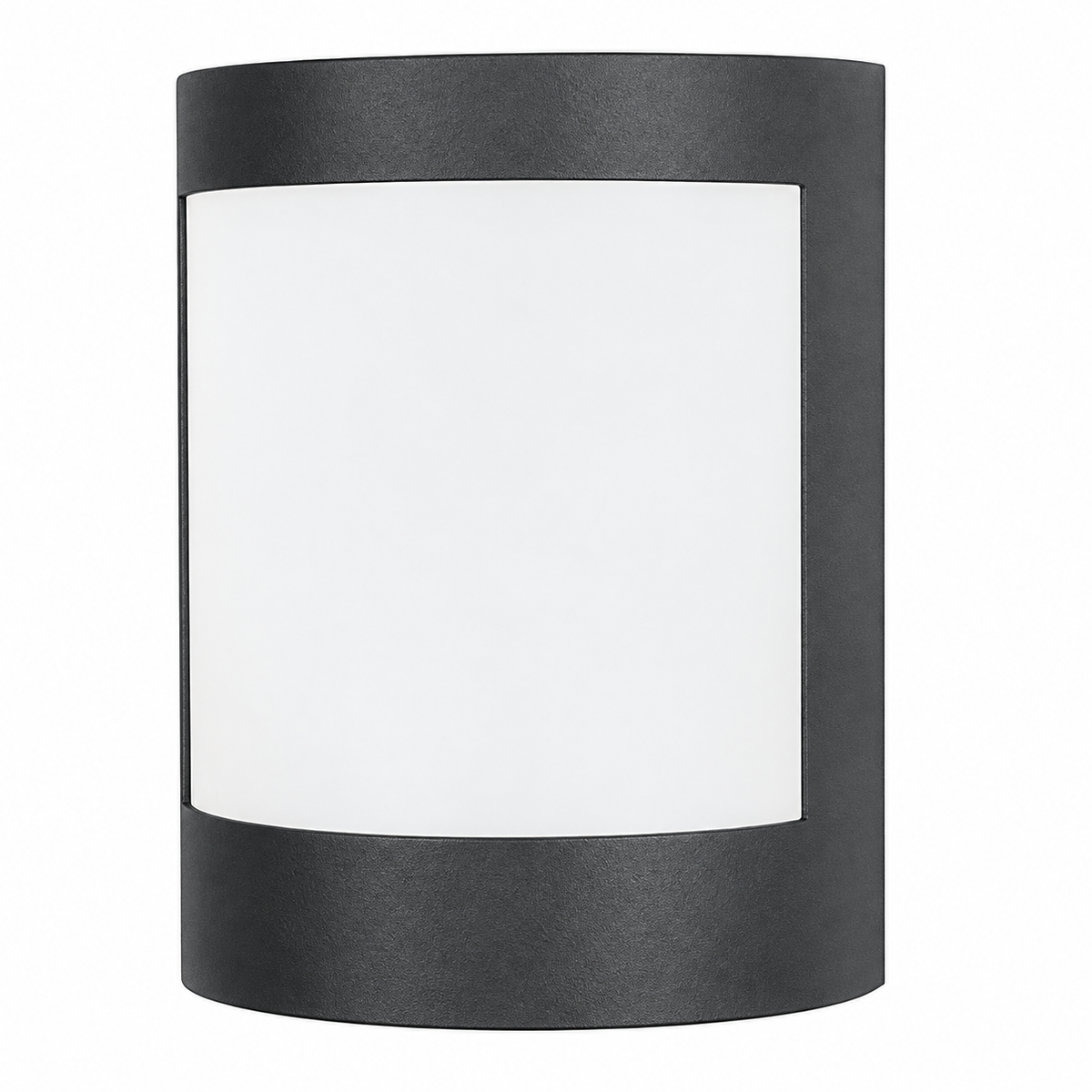 Plain Outdoor Wall Light, Black