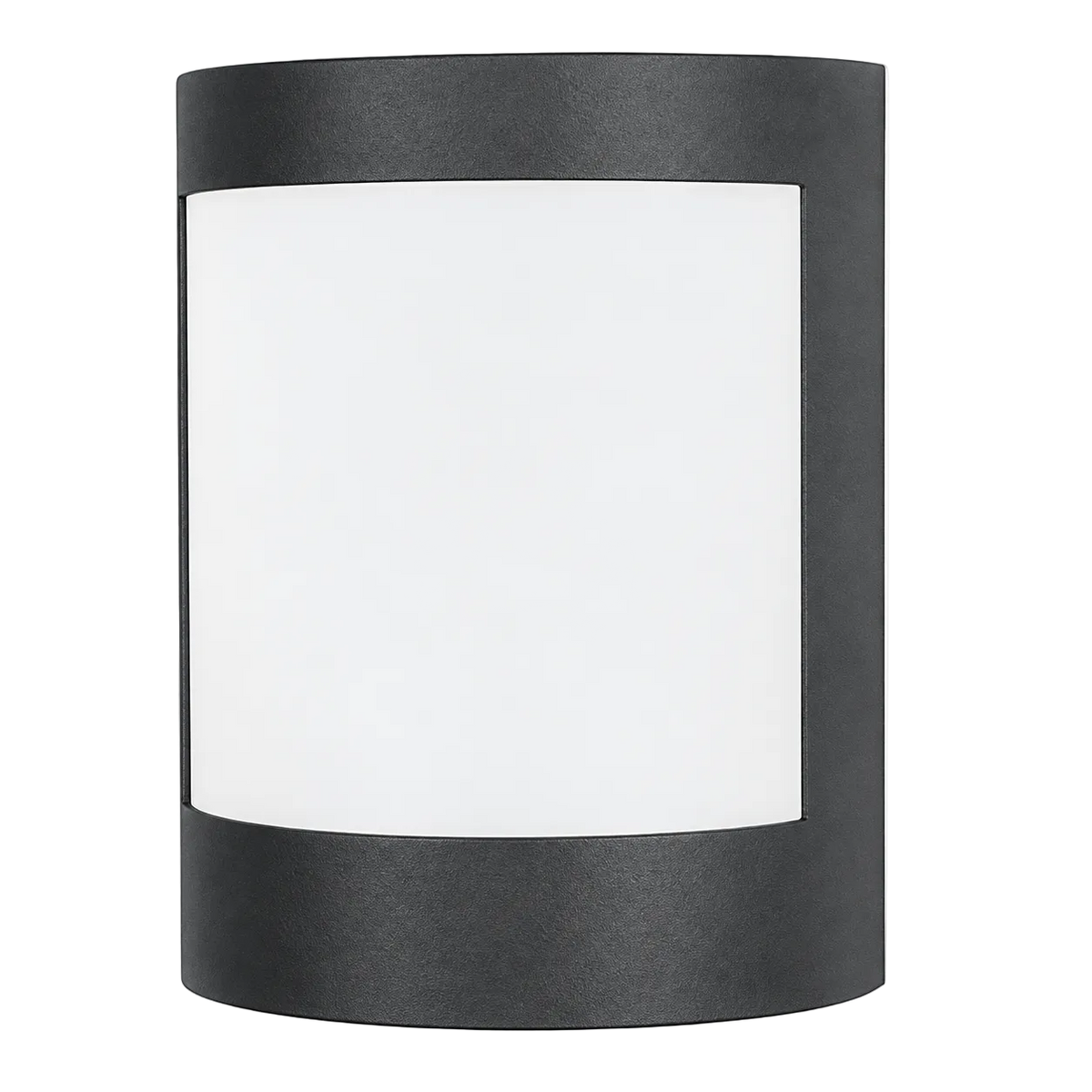 Plain Outdoor Wall Light, Black