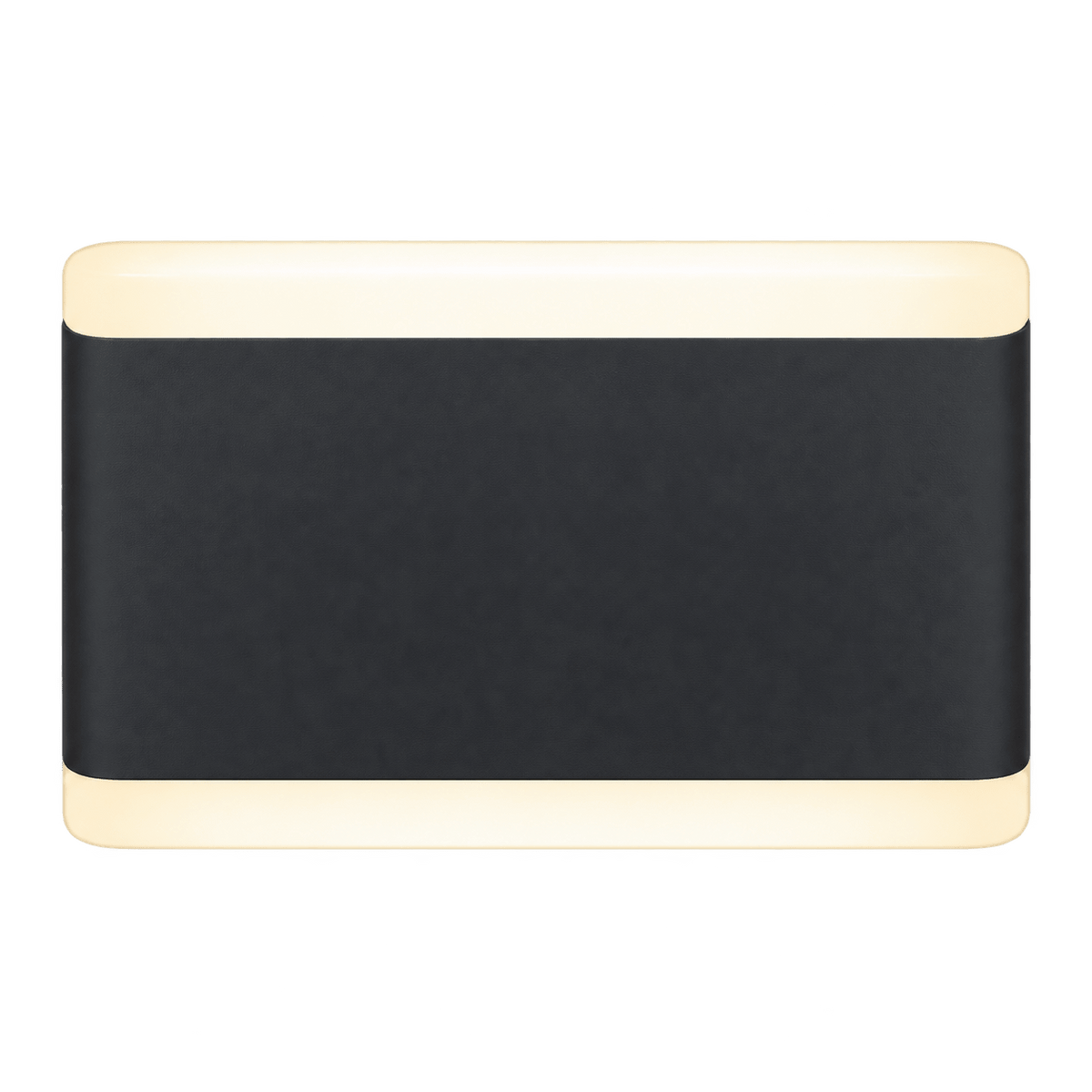 Matt Black LED Outdoor Wall Light IP54