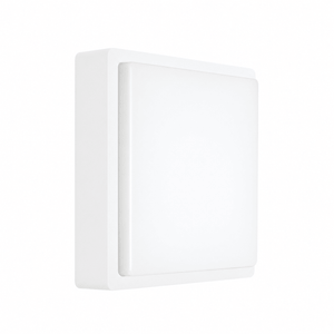 Kwele Outdoor LED Wall Light in white, featuring a sleek square design for modern outdoor illumination.