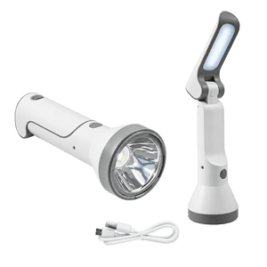 Rechargeable Flashlight White LED & Desk Lamp