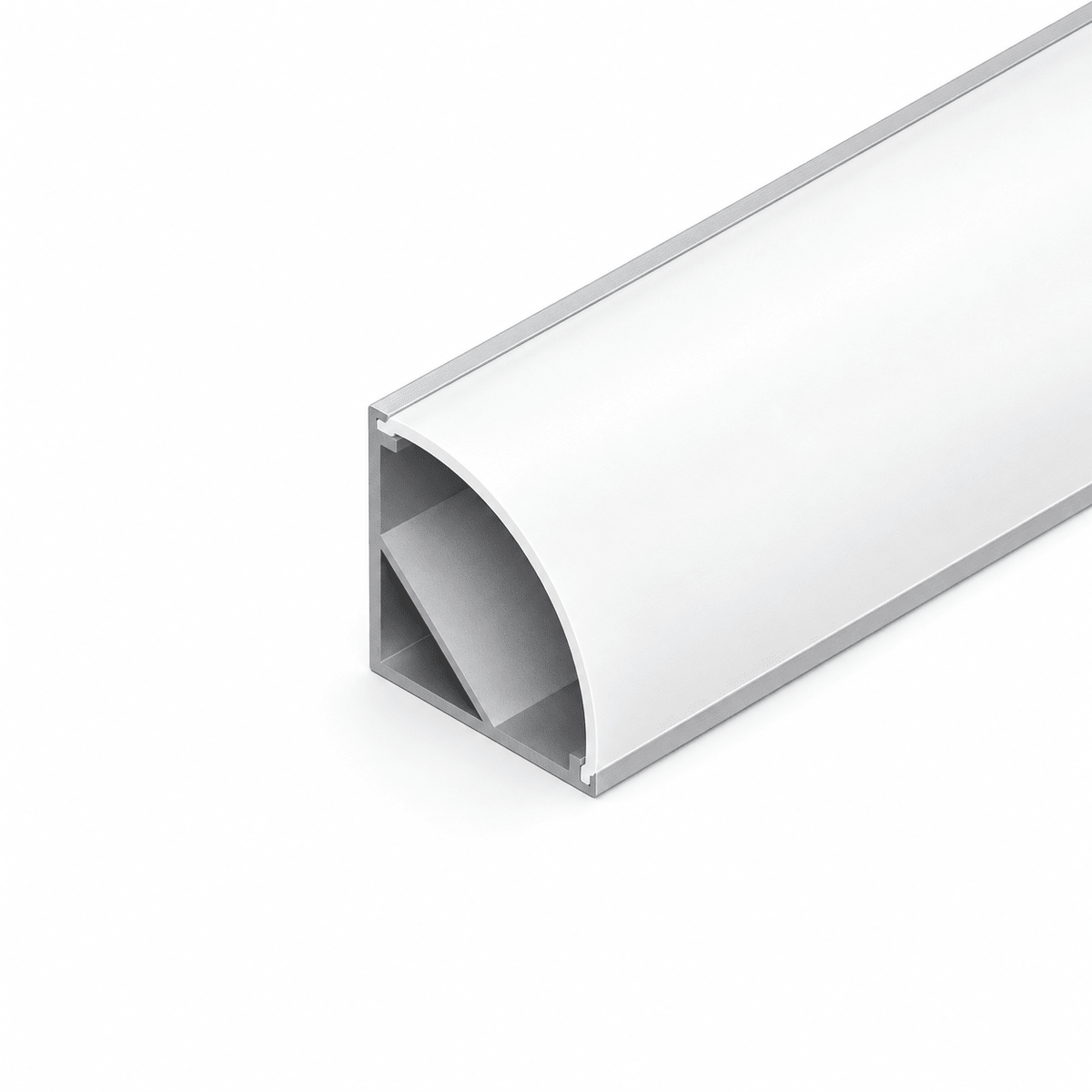 LED Extrusion - A8 Corner Profile Complete (3m)