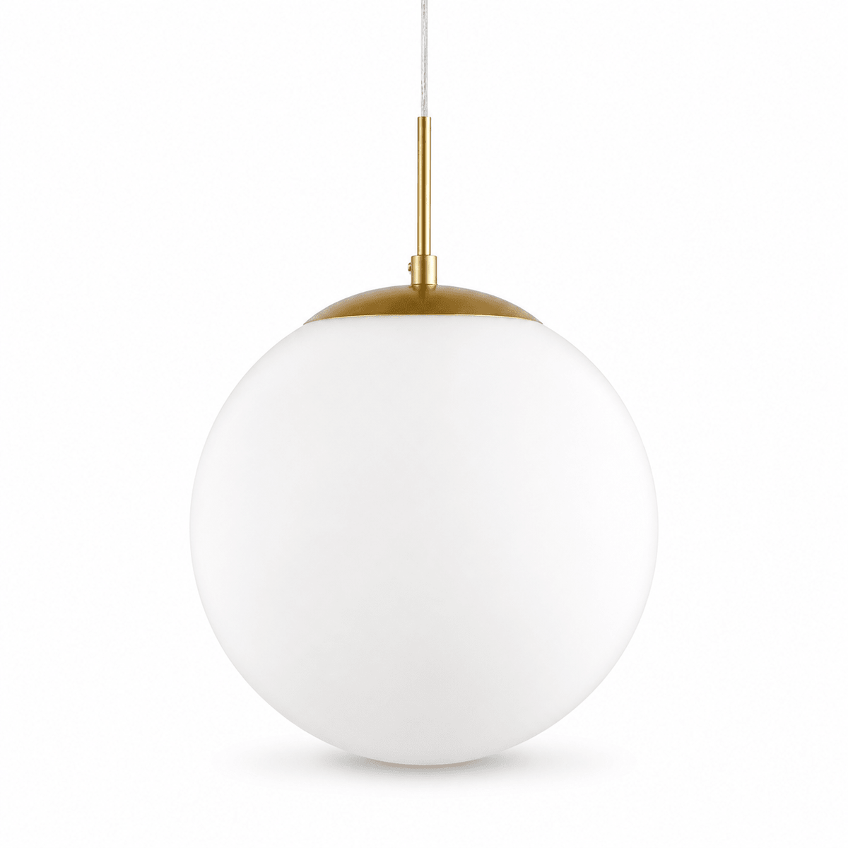 Sand Gold Pendant Light Opal Glass - Medium
