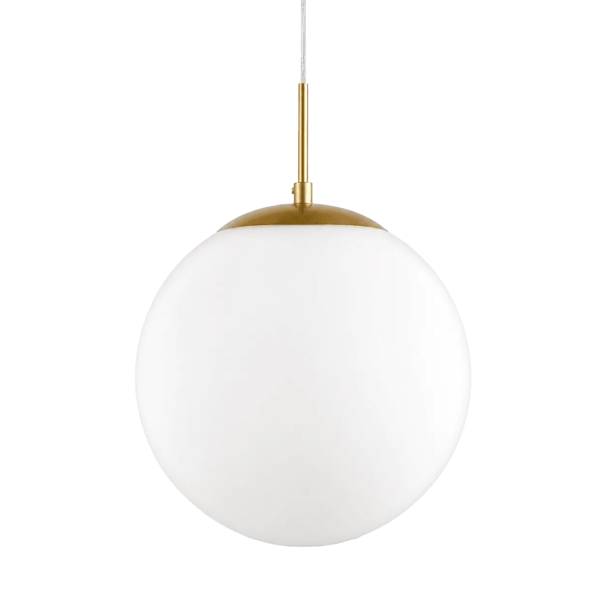 Sand Gold Pendant Light Opal Glass - Medium