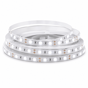 LED Striplight roll showcasing bright daylight LEDs, flexible PCB design, and clear casing.