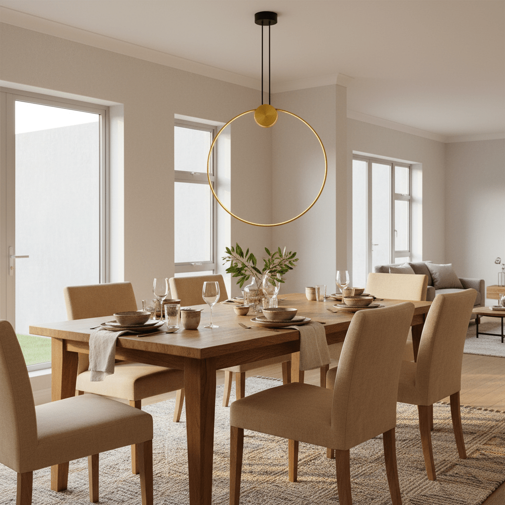 Orbital Gold Pendant Light
