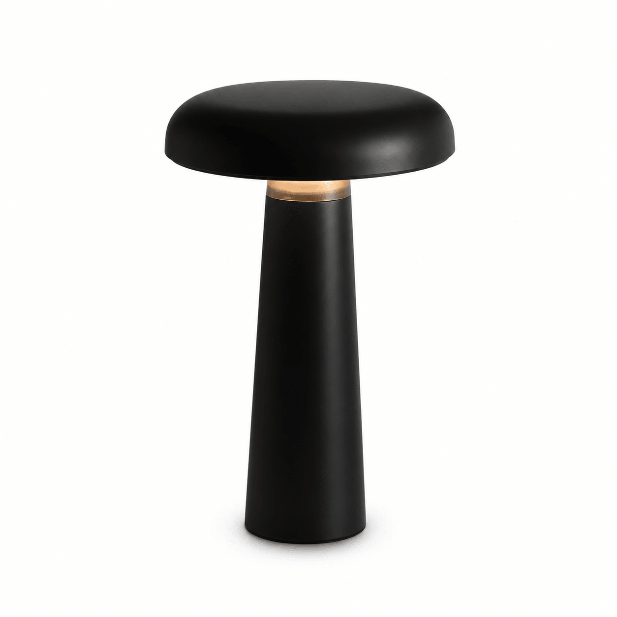 Boletus Black LED Table Lamp - Dimmable & Rechargeable - product image 1