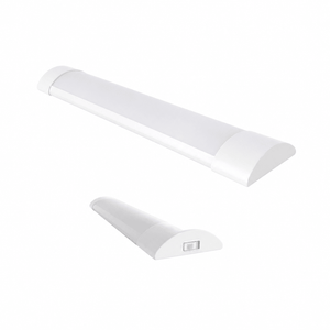 Mamba Slim CCT LED Linear Batten, 600mm, sleek white aluminum design for indoor lighting.