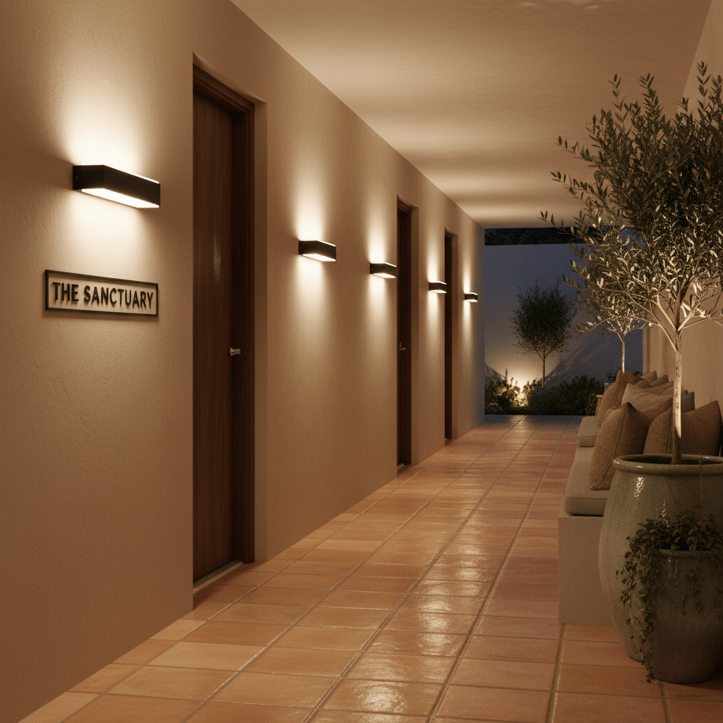 16W LED Up & Down Outdoor Wall Light