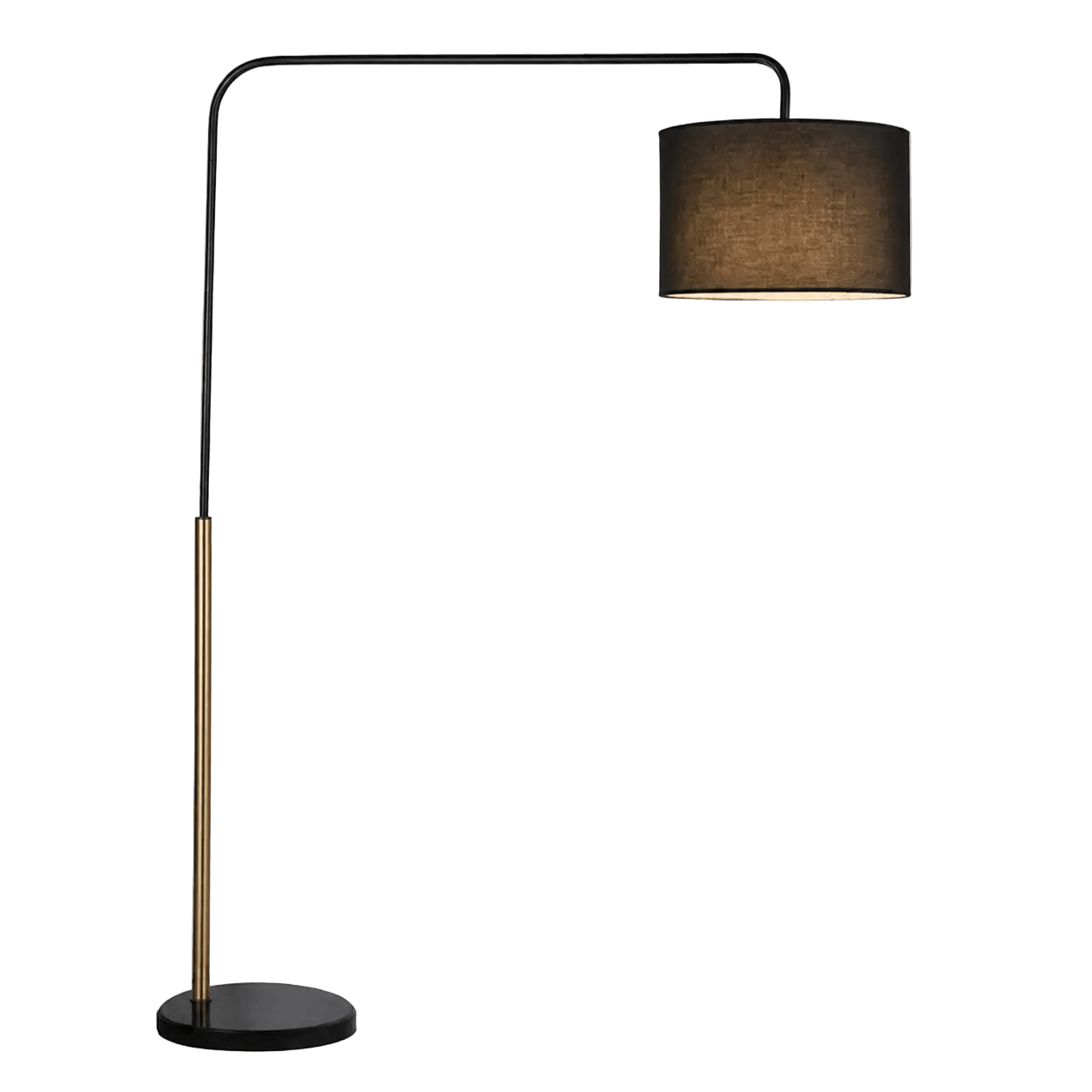 1st Class Black & Gold Floor Lamp